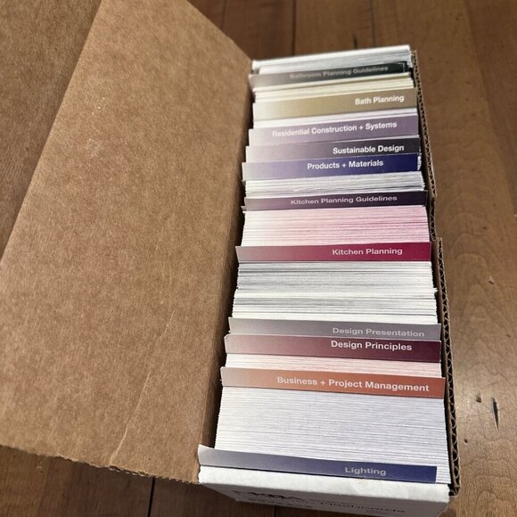 NKBA Exam Prep Flashcards Set For CKBD Certification in Kitchen and Bath Design - Picture 16 of 16